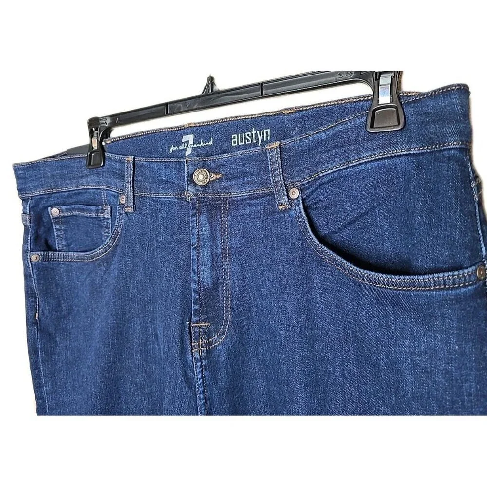 7 For All Mankind NWT Men's Austyn Relaxed Straight Leg Denim Jeans 38 New t22